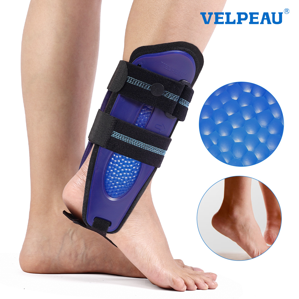 Ankle Brace Support - VELPEAU Ankle Brace Support for Sprains