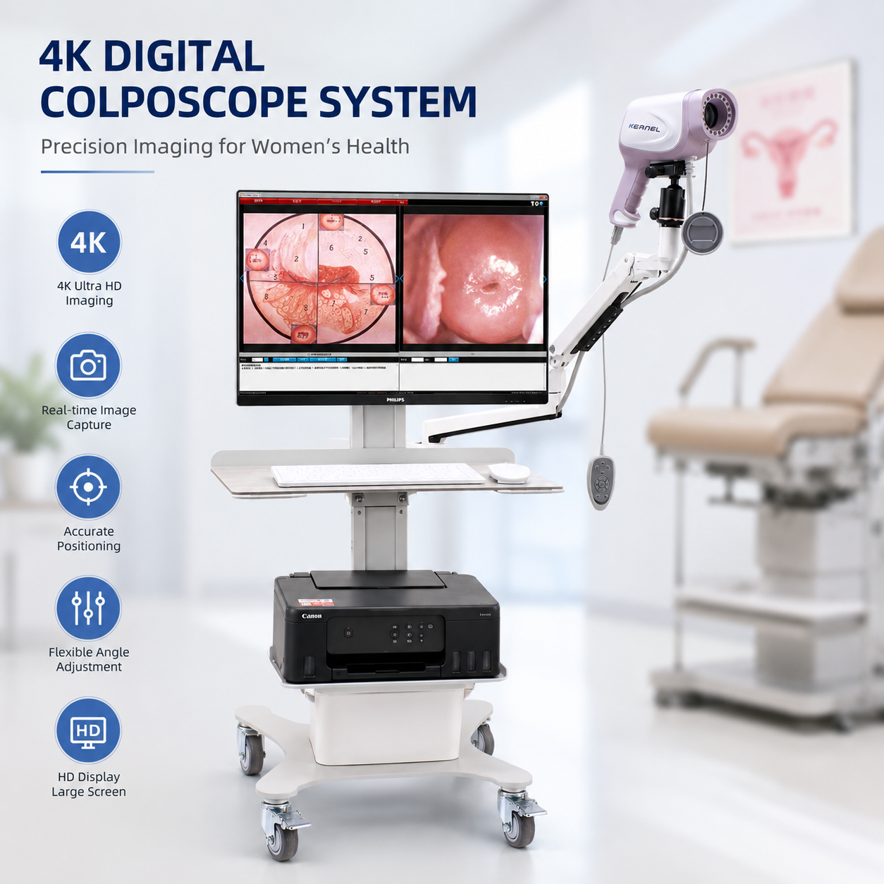 Kernel CE ISO 4K Ready HD Digi - Women'S Health & Wellness Center avaliação e preço