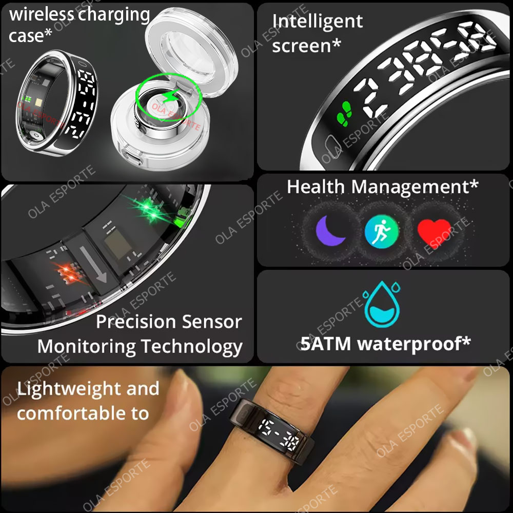 R13 Smart Ring with Display Sc - Women'S Health & Wellness Center avaliação e preço