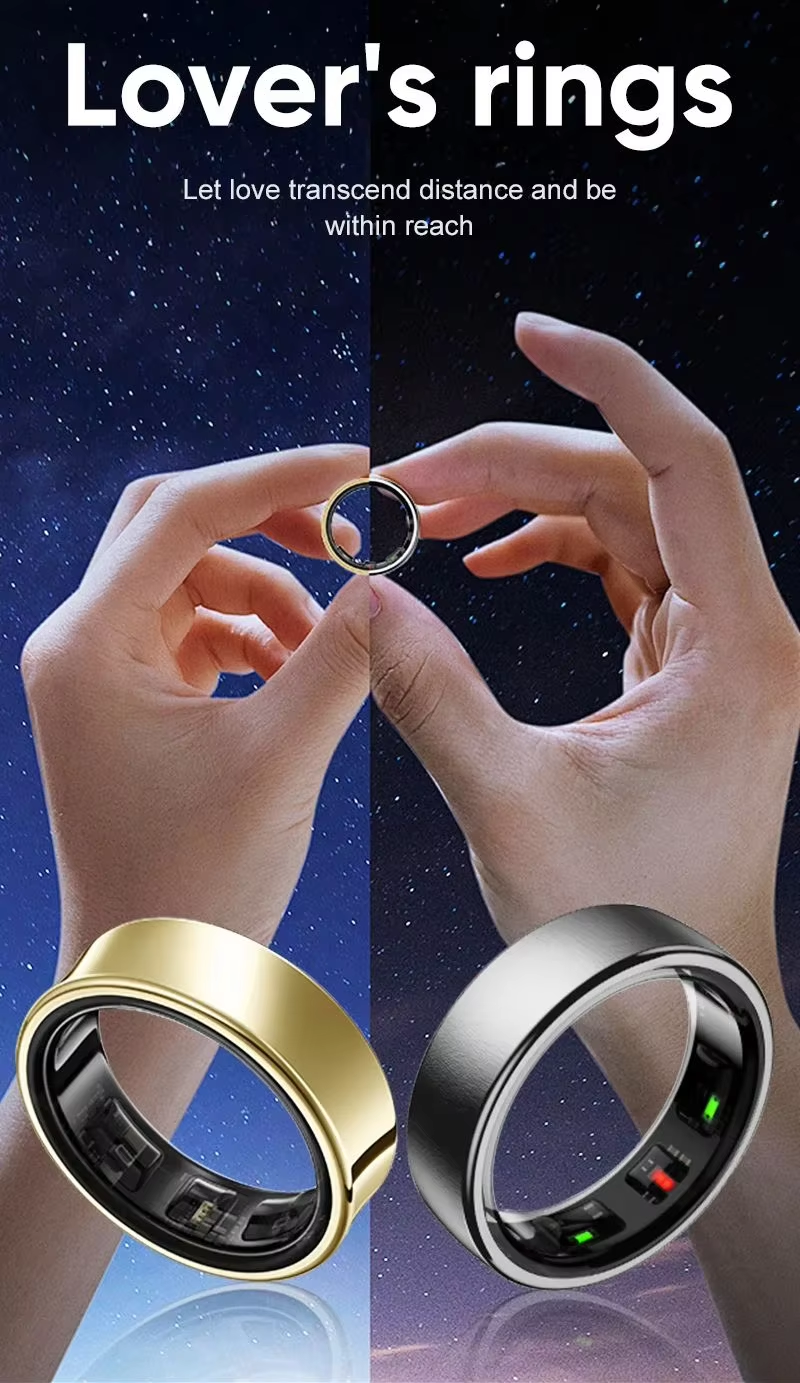 R10 Steel Smart Ring for Men W - Women'S Health & Wellness Center avaliação e preço
