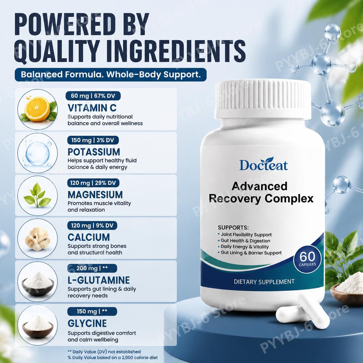Advanced Recovery Complex 60 C - Health With Wellness avaliação e preço