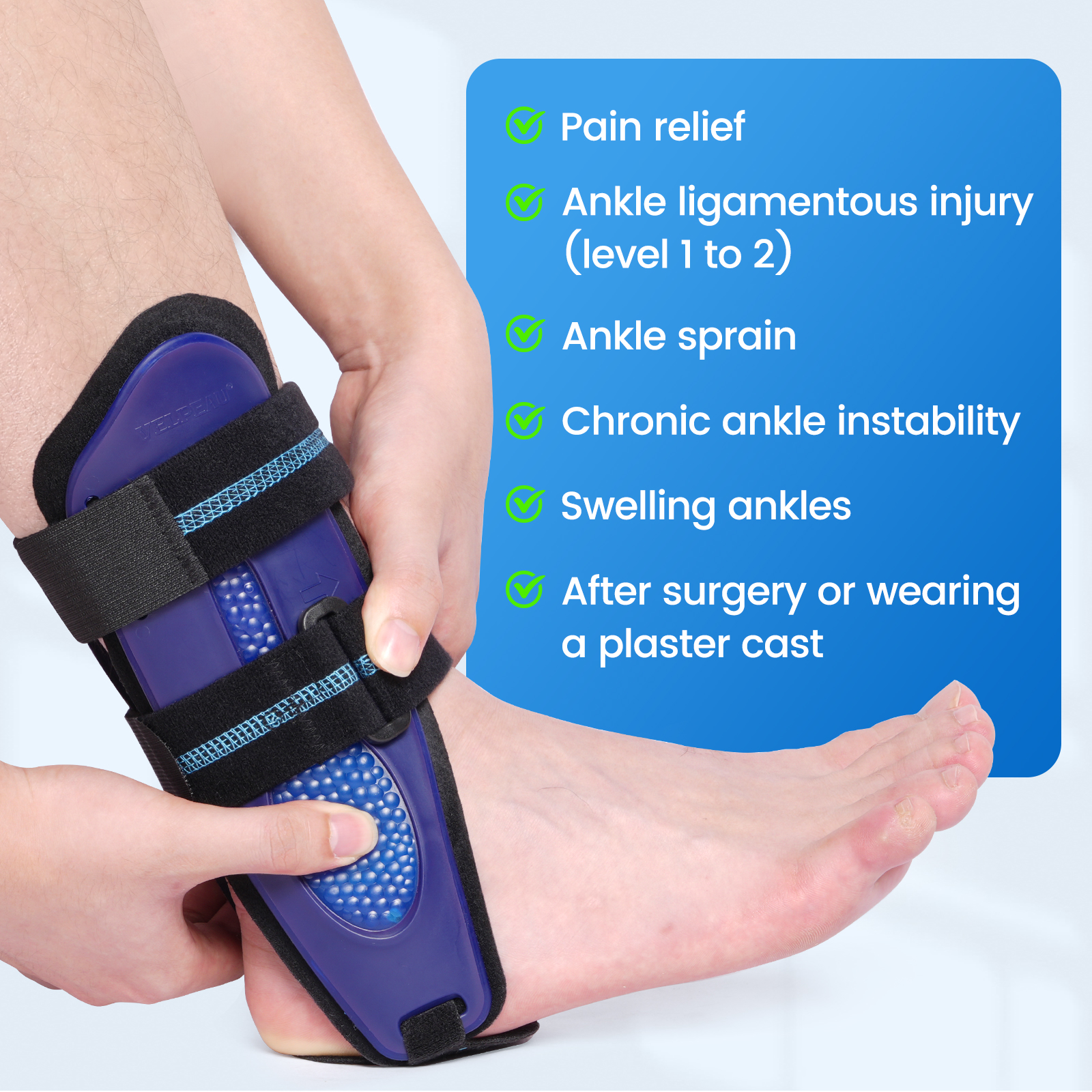 VELPEAU Ankle Brace Support fo - Ankle Brace Support avaliação e preço