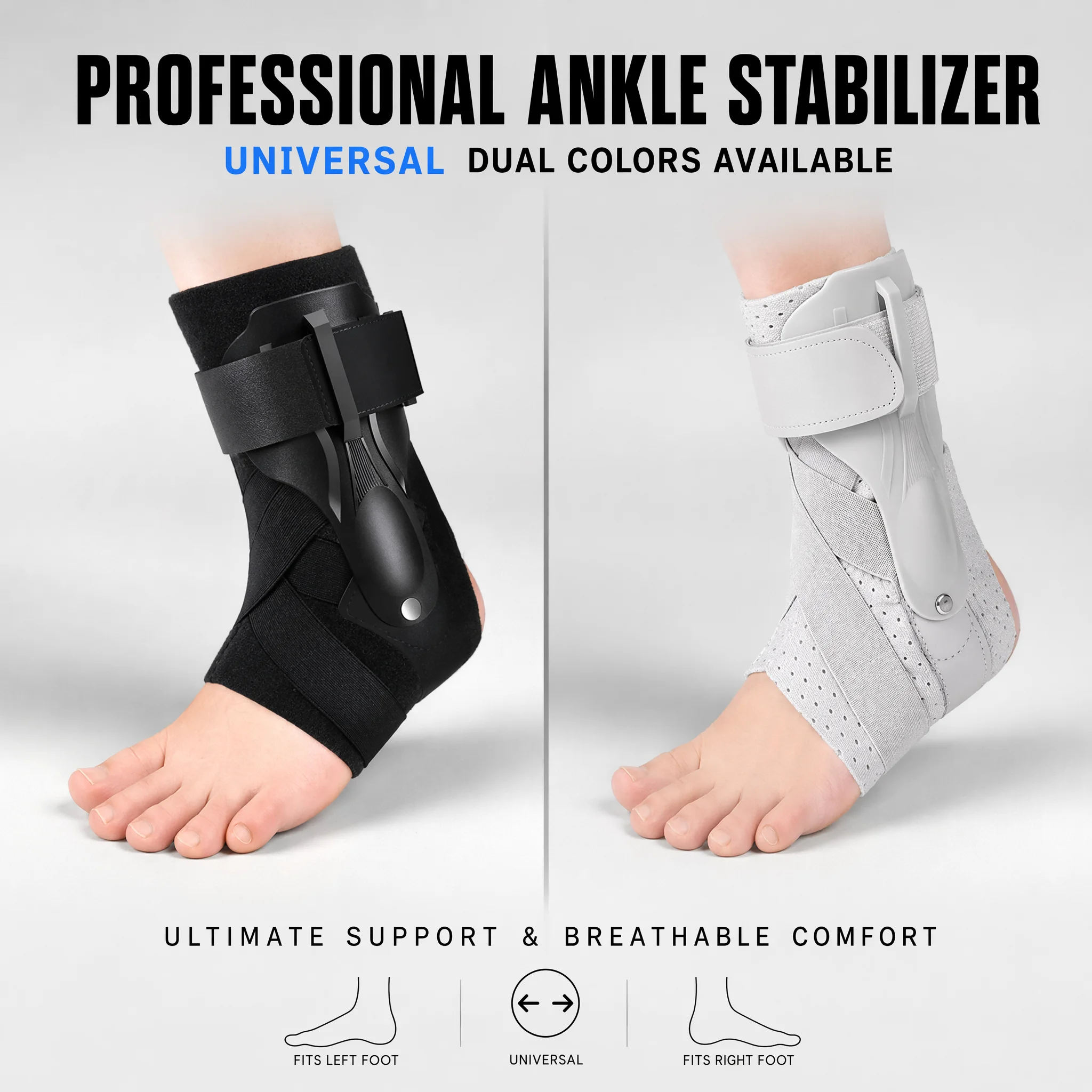 Ankle Brace with Side Stabiliz - Ankle Brace Support avaliação e preço