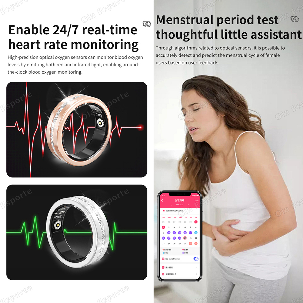 2026 New Smart Ring Lady Heart - Women'S Health & Wellness Center avaliação e preço