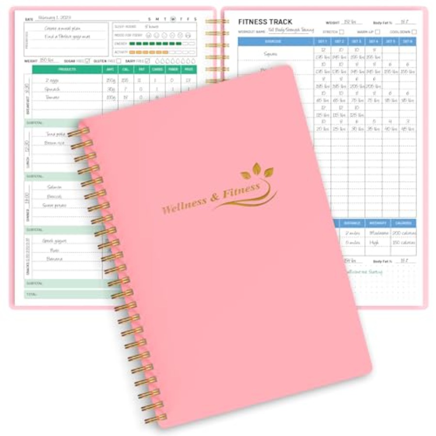 Wellness Planner and Fitness L - Health Wellness Journal Weight Loss avaliação e preço