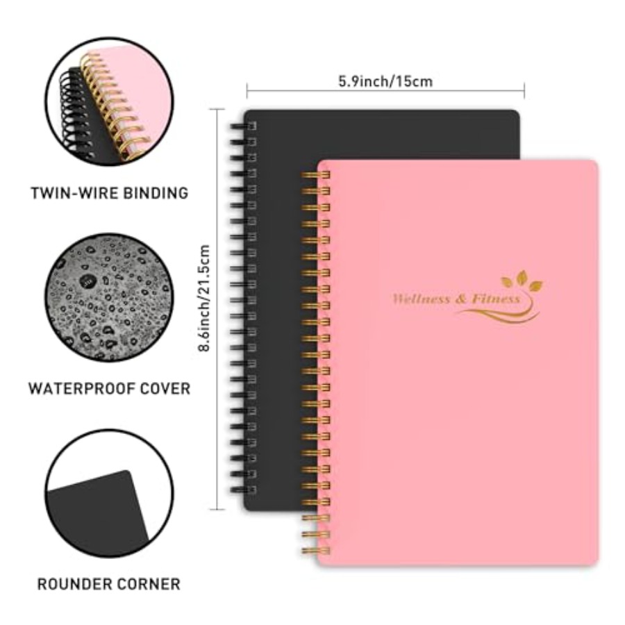 Wellness Planner and Fitness L - Health Wellness Journal Weight Loss avaliação e preço