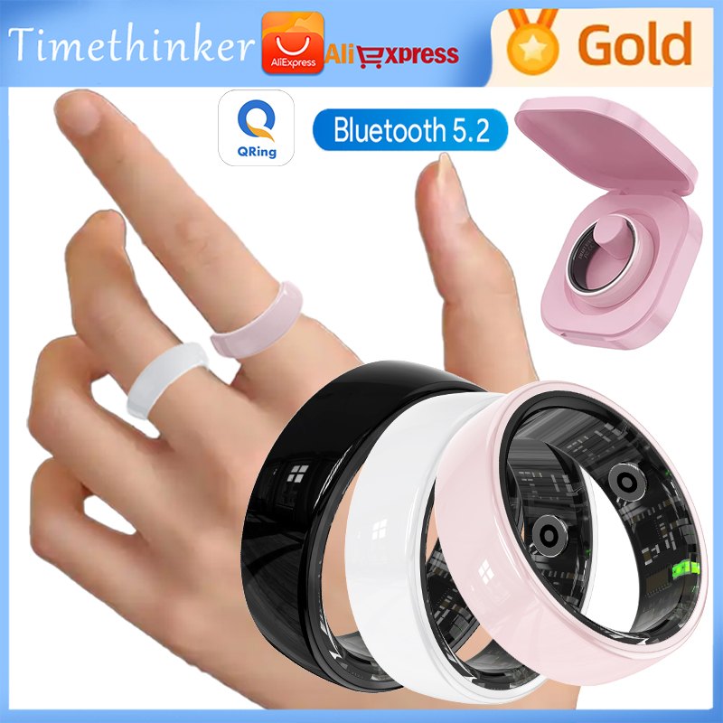 R12 Smart Ring with Charging C - Women'S Health & Wellness Center avaliação e preço