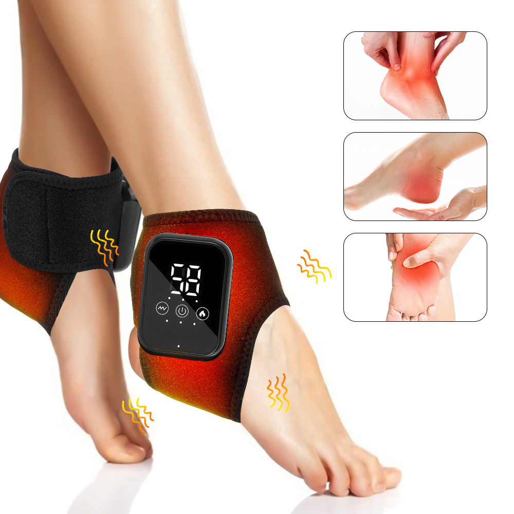 Rechargeable Hot Compress Vibr - Ankle Brace Support avaliação e preço