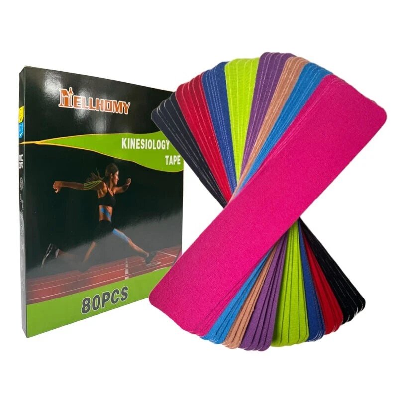 80pcs Sports Tape Cotton Elast - Sports Taping Precut avaliação e preço