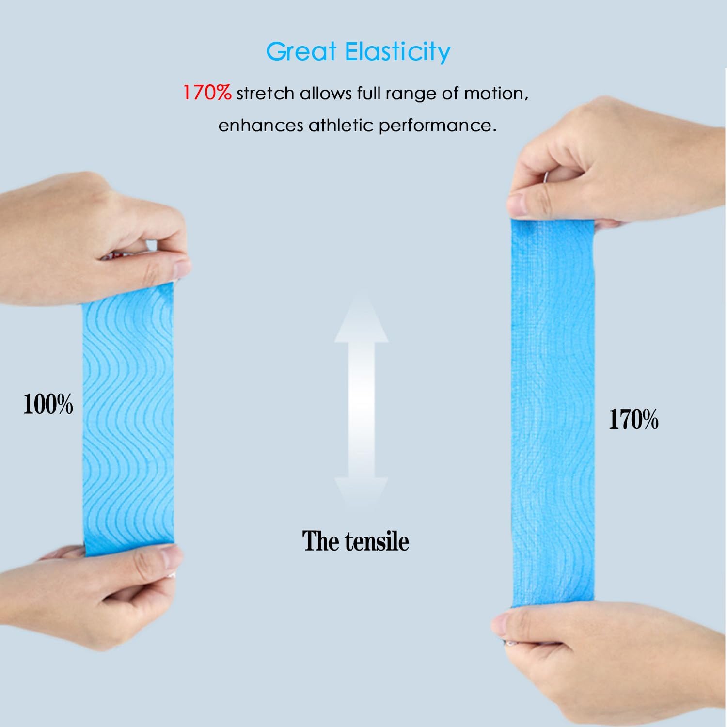 80pcs Sports Tape Cotton Elast - Sports Taping Precut avaliação e preço
