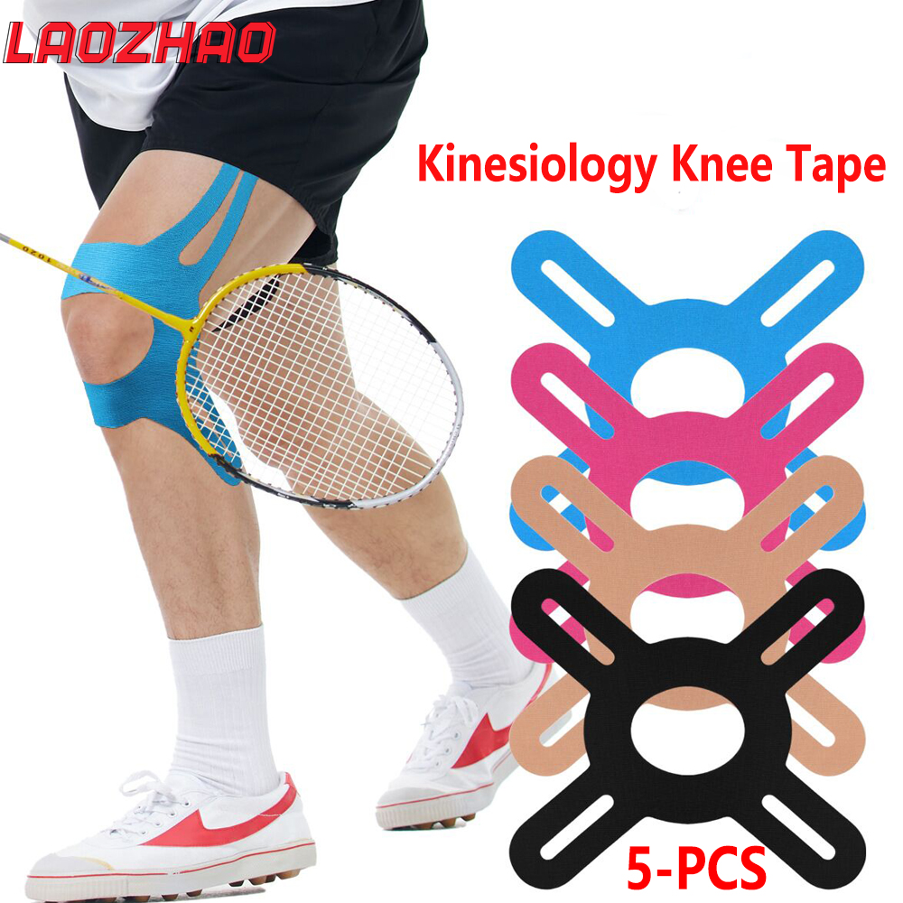 5PCS Knee Kinesiology Tape - W - Sports Taping Precut avaliação e preço