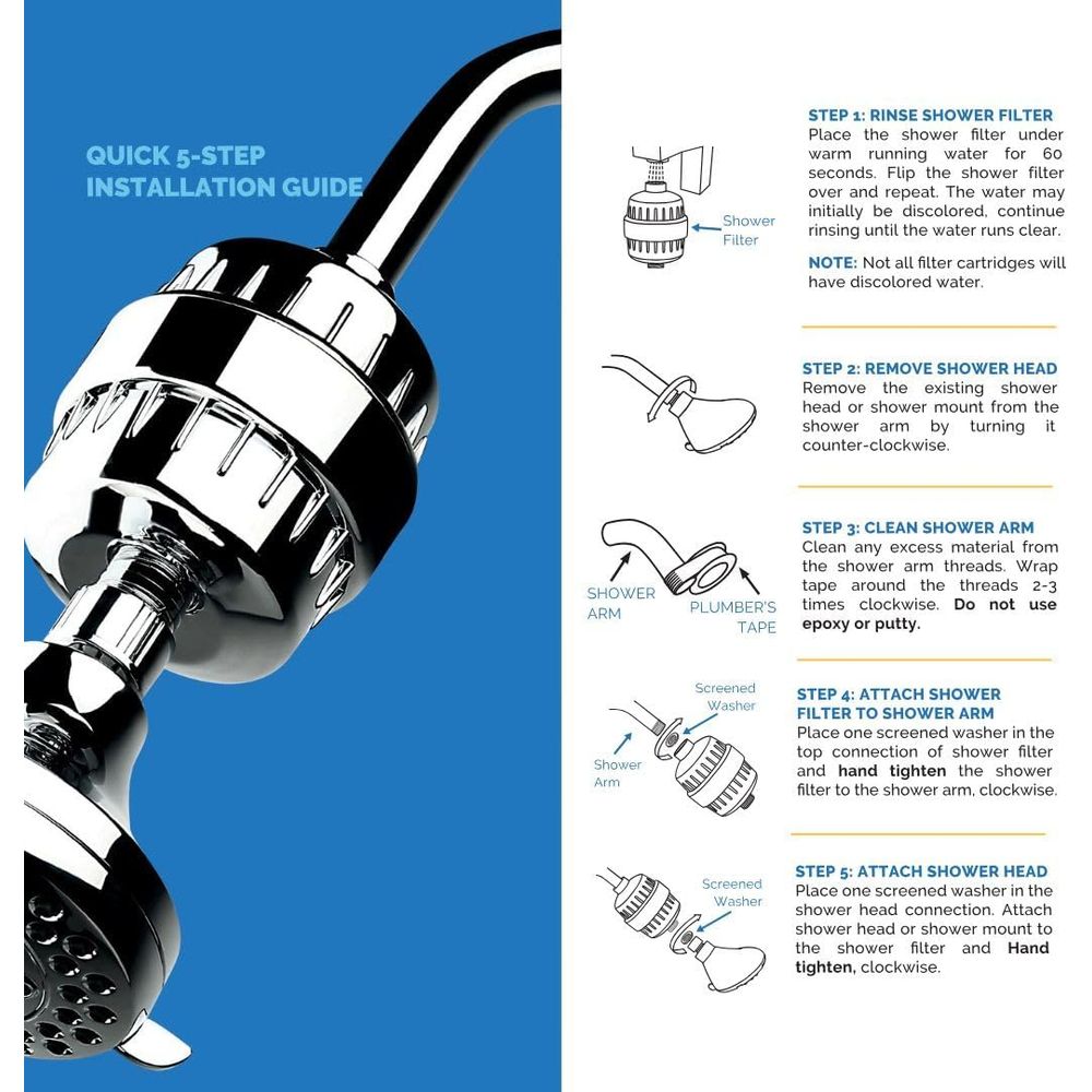 High Output AquaBliss Shower F - Health & Wellness Focus avaliação e preço