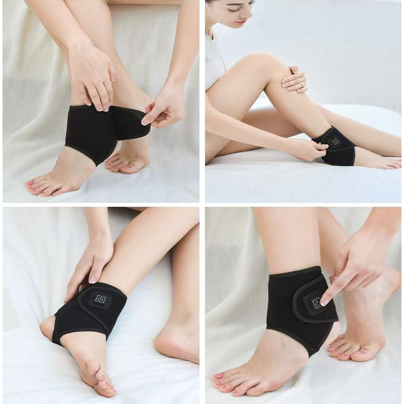Plug-in USB heated ankle suppo - Ankle Brace Support avaliação e preço