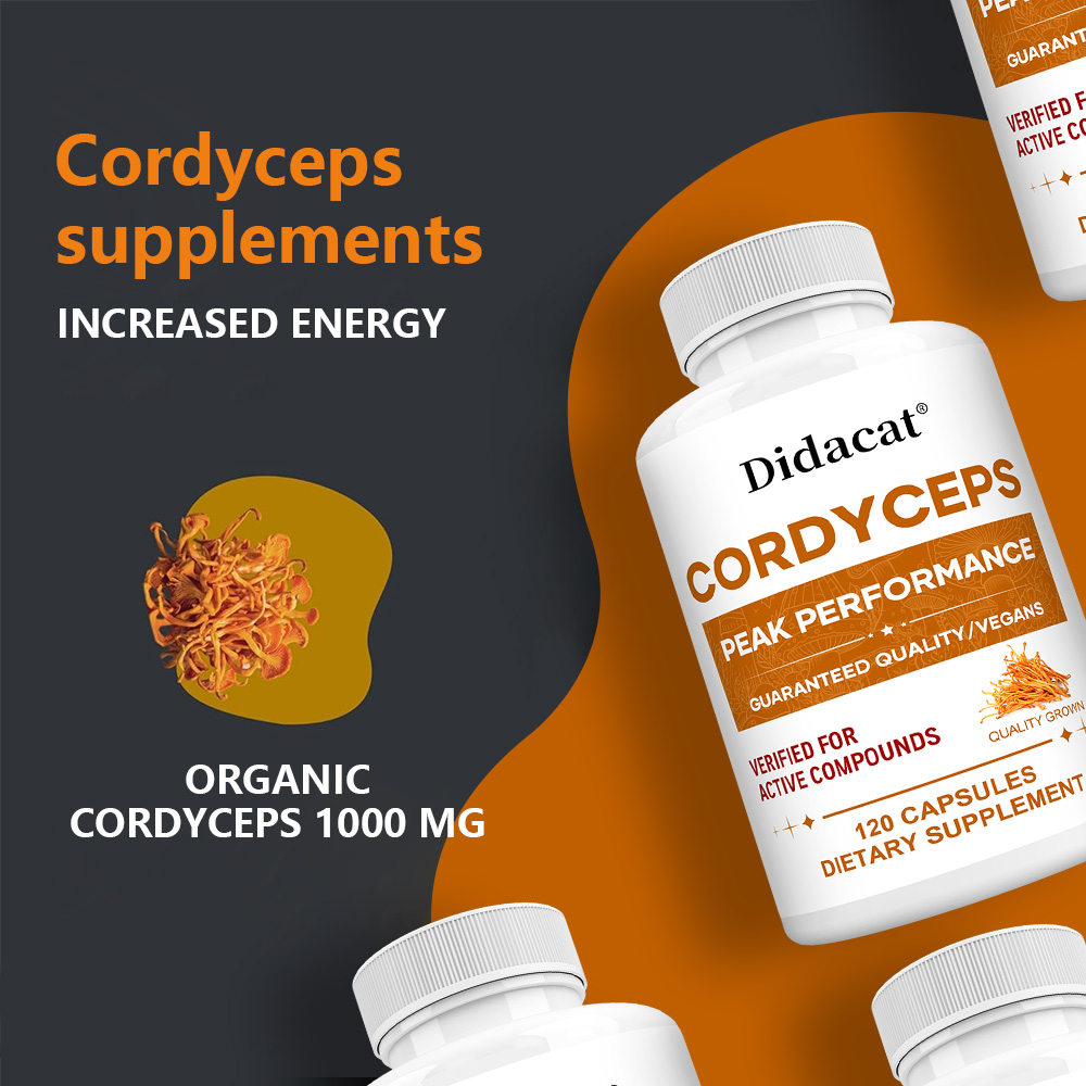 Cordyceps Mushroom Capsules 10 - Health With Wellness avaliação e preço