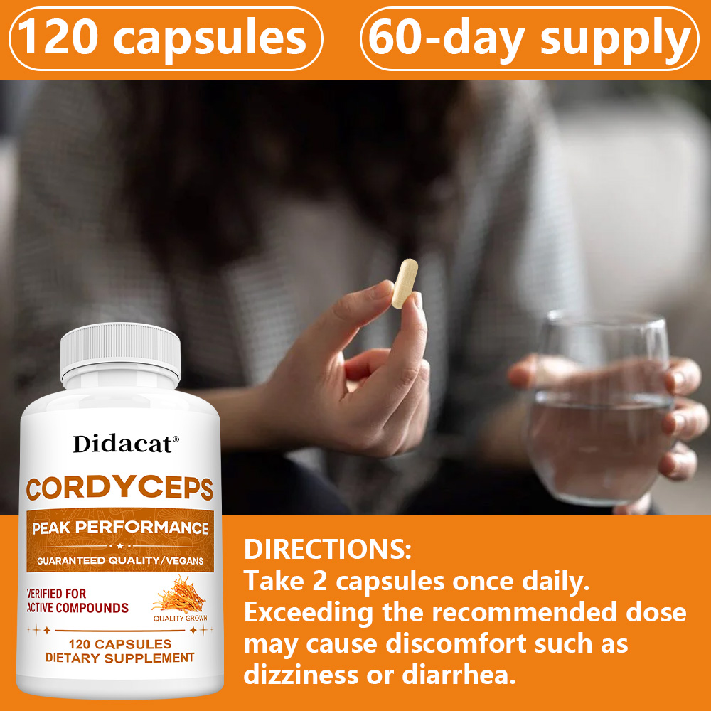 Cordyceps Mushroom Capsules 10 - Health With Wellness avaliação e preço