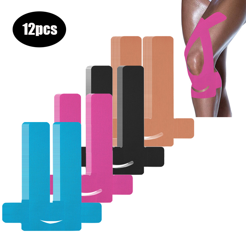 6/12pcs Precut Kinesiology Tap - Sports Taping Precut avaliação e preço