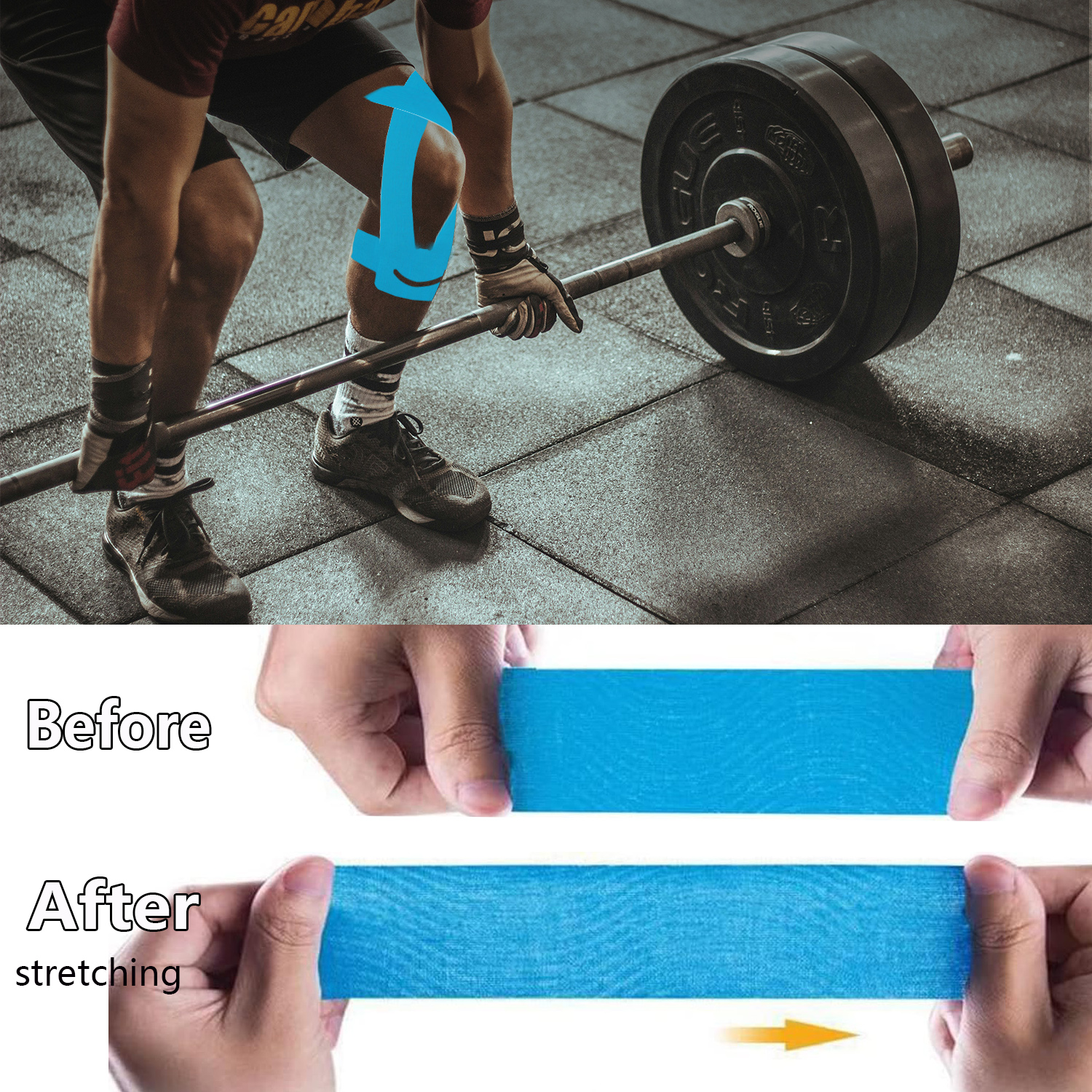 6/12pcs Precut Kinesiology Tap - Sports Taping Precut avaliação e preço