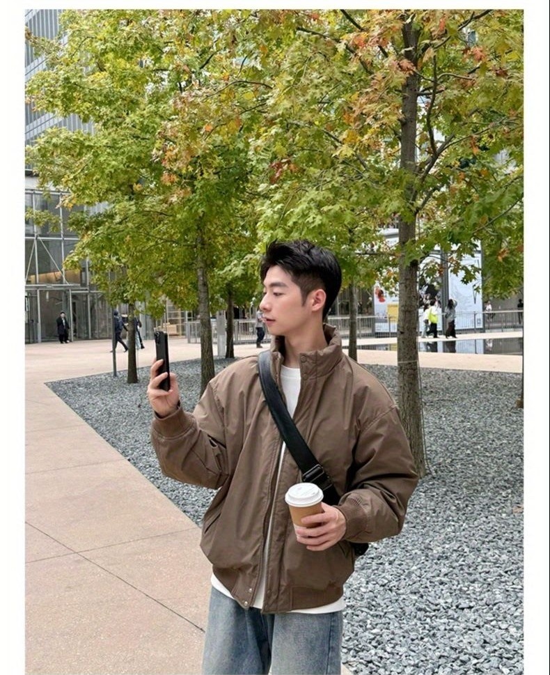 Mens Jacket Man Outdoor Coats  - Health Wellness Training avaliação e preço