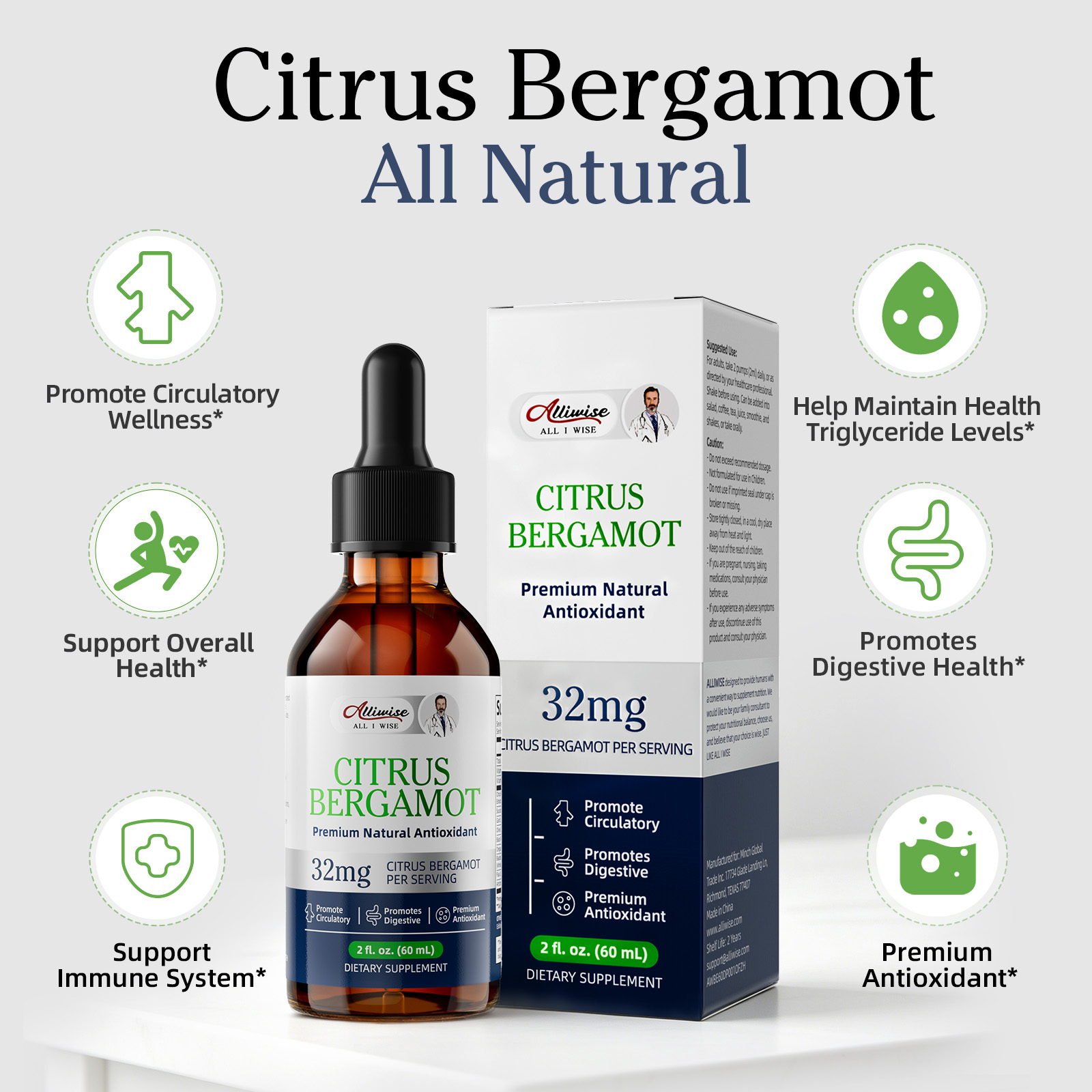 Premium Citrus Bergamout  Drop - Health With Wellness avaliação e preço